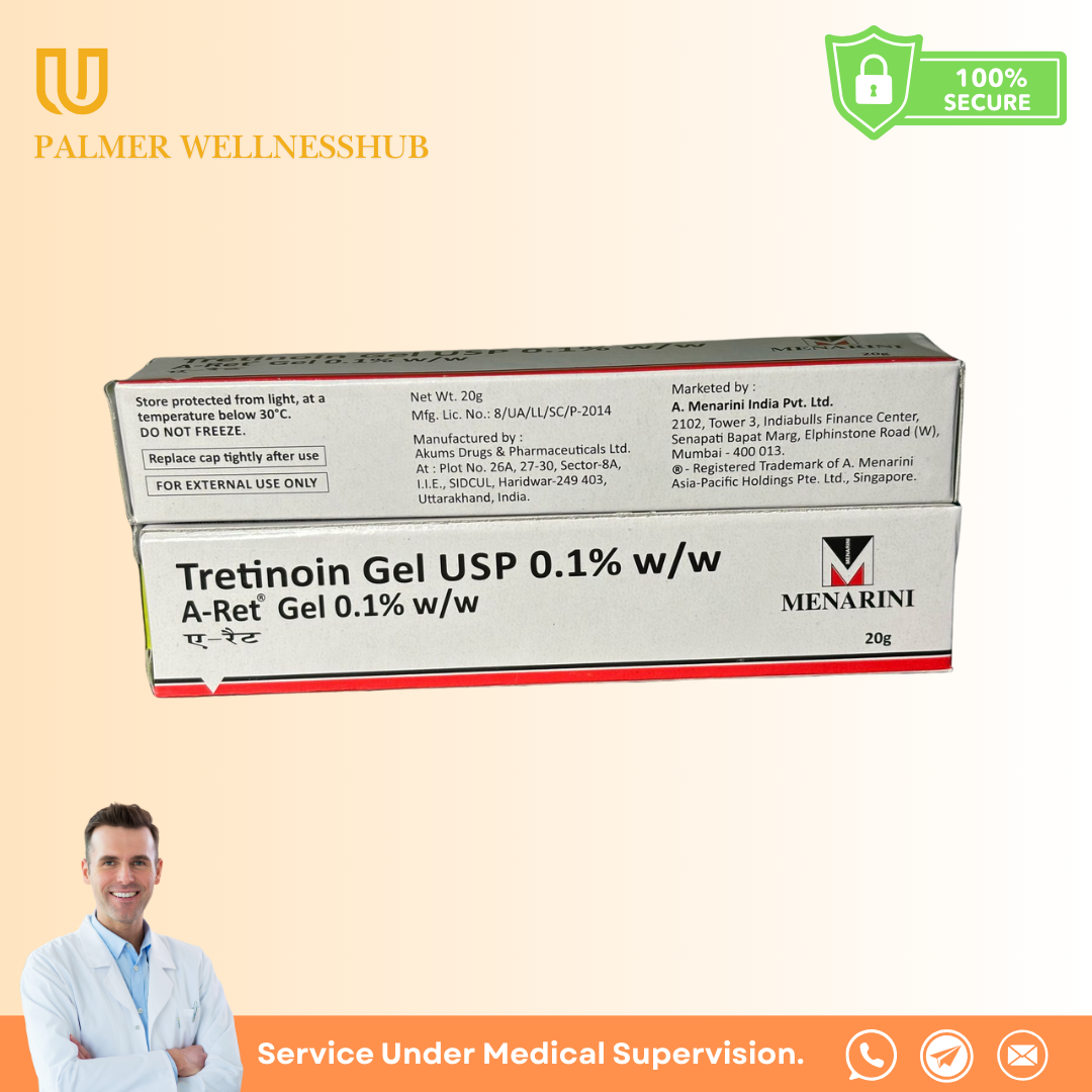 A-ret Gel tretioin 0.1% Buy A-Ret 0.1 gel online PH