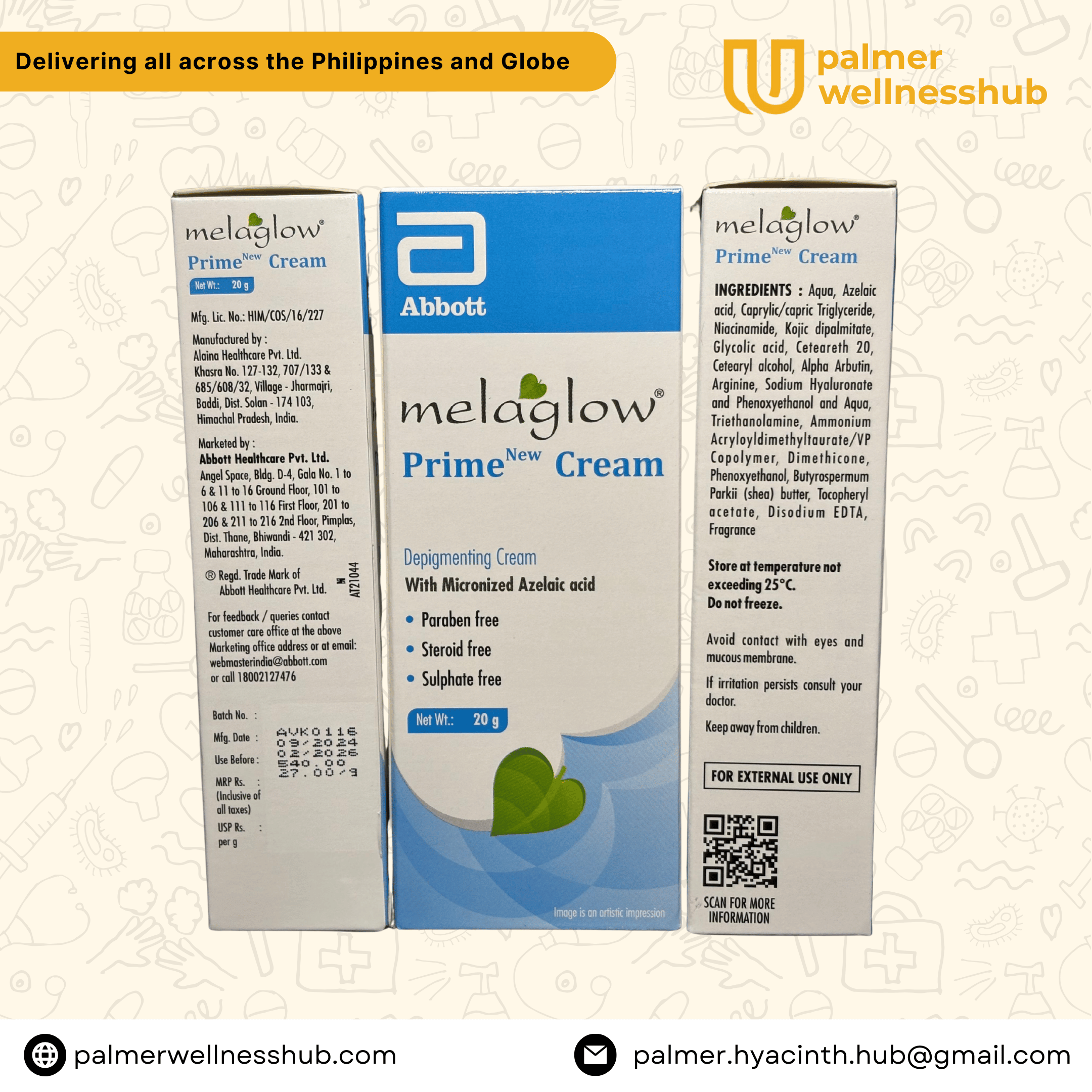 Melaglow Prime Depigmenting Cream Melaglow Prime Cream