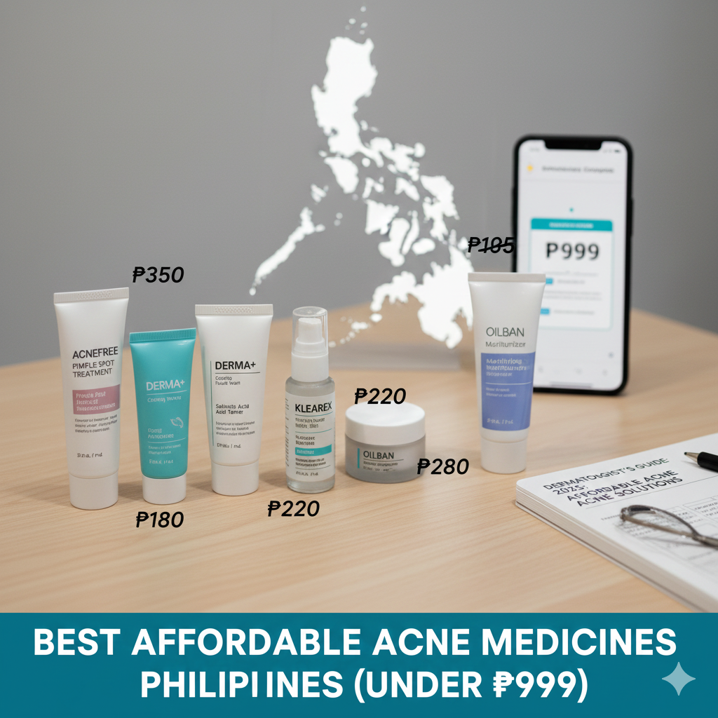Best Affordable Acne Medicines in the Philippines (Under ₱999)