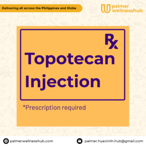 Topotecan injection vial for cancer chemotherapy treatment