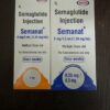 Semanat 2 mg semaglutide injection pen displayed on a clean white clinical surface for weight management treatment