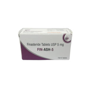 Finasteride 5 mg Tablets | Fin-Ash box containing 100 tablets