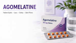 Agomelatine patient guide featured image for safe use and side effects